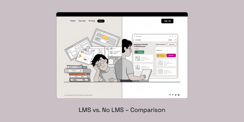 Why Online Communities Fail & How LMS + Gamification Fix It 1 2. LMS vs. No LMS – Side-by-Side Comparison